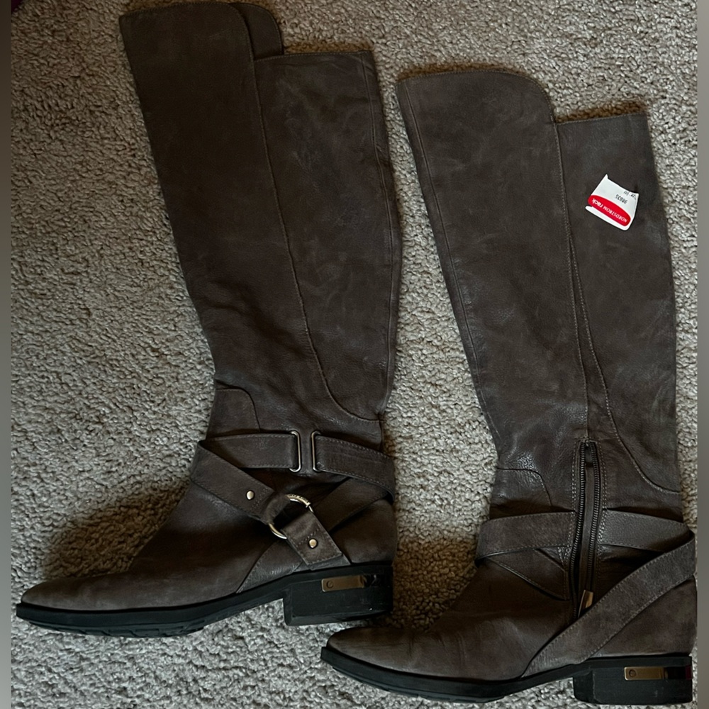 Elegant Brown Knee-High Boots